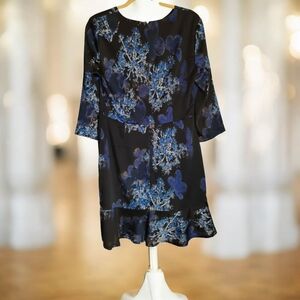 Banana Republic Blue Peplum Dress Size 8